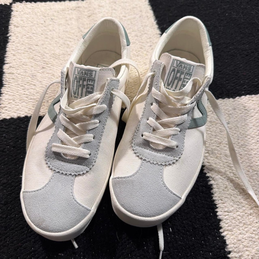 Vans Sport Low Tri-Tone Green Cream Unisex Sneakers Mens 6.5 Womens 8